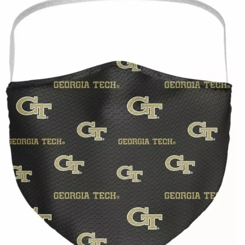 Georgia Tech Yellow Jackets NCAA Face Mask 3 Pack Adult Size Logo Fanatics